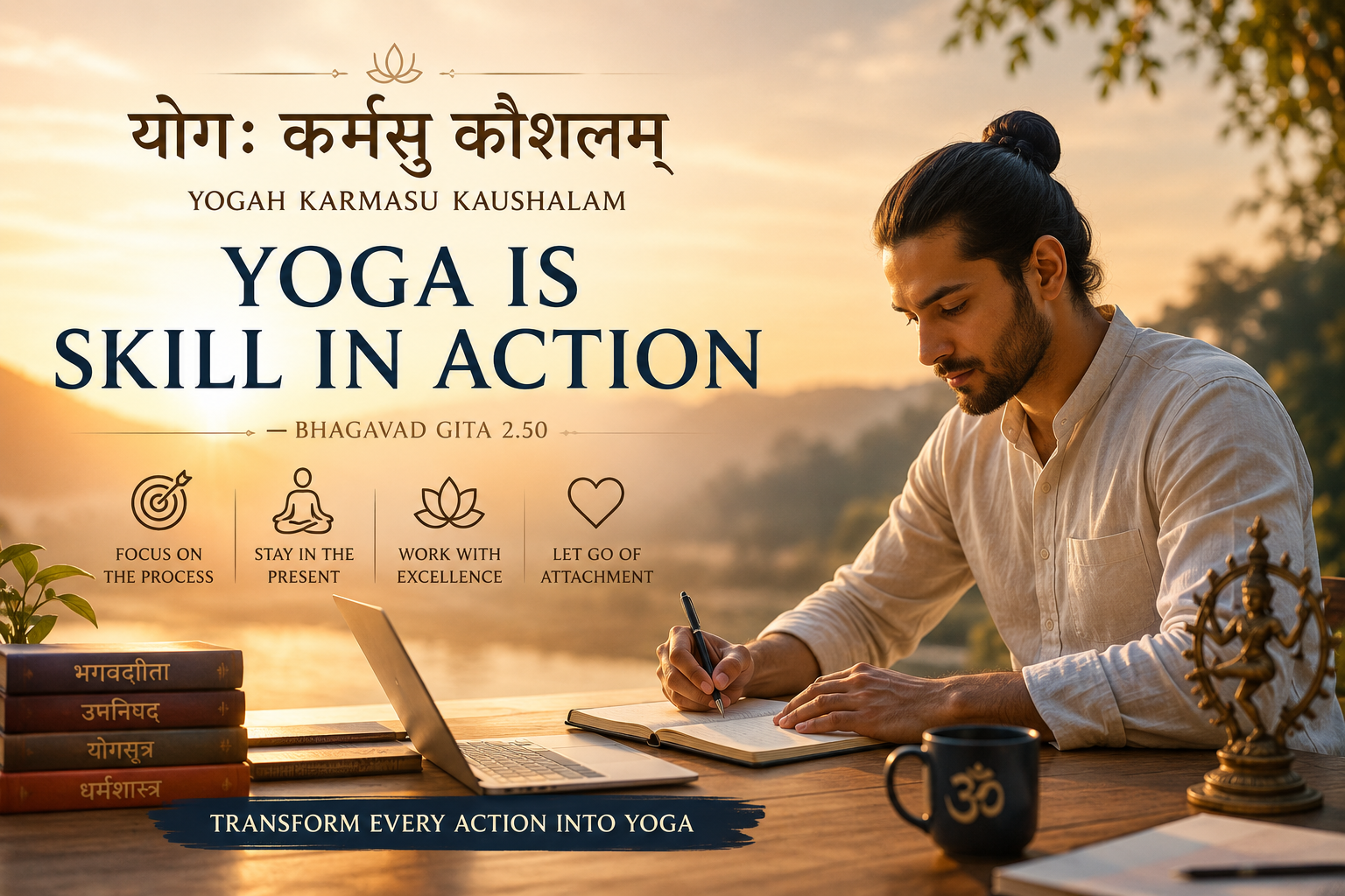 Yoga blog preview image for Yogaḥ Karmasu Kauśalam: Yoga Is Skill in Action