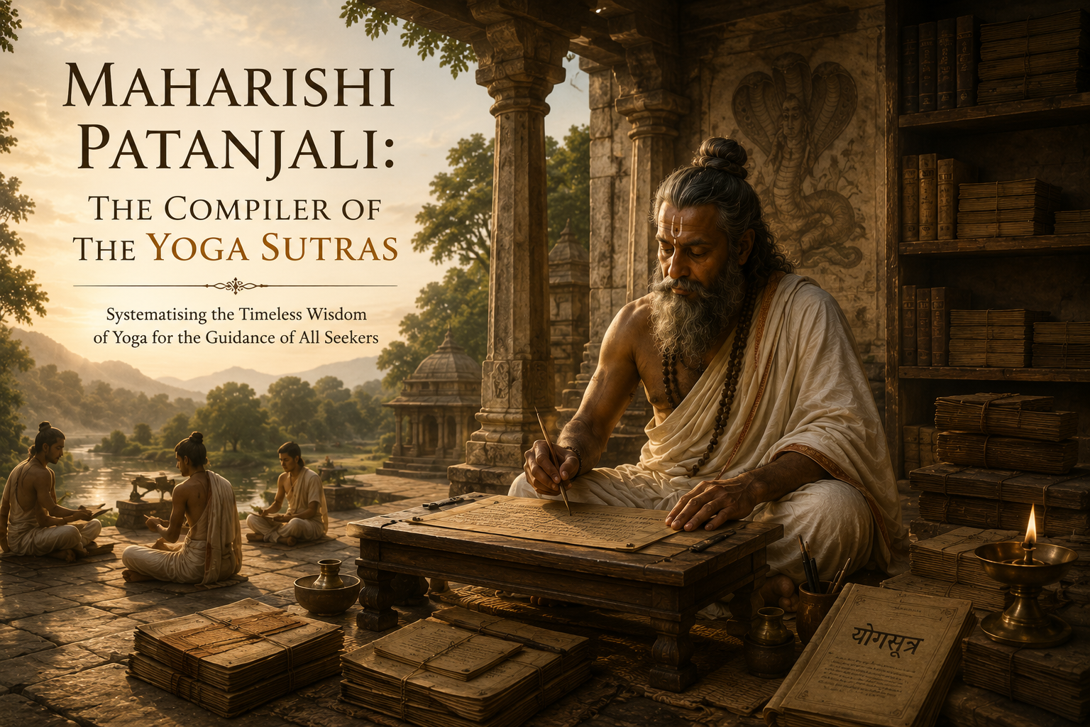 Yoga blog preview image for Maharishi Patanjali: The Compiler of the Yoga Sutras