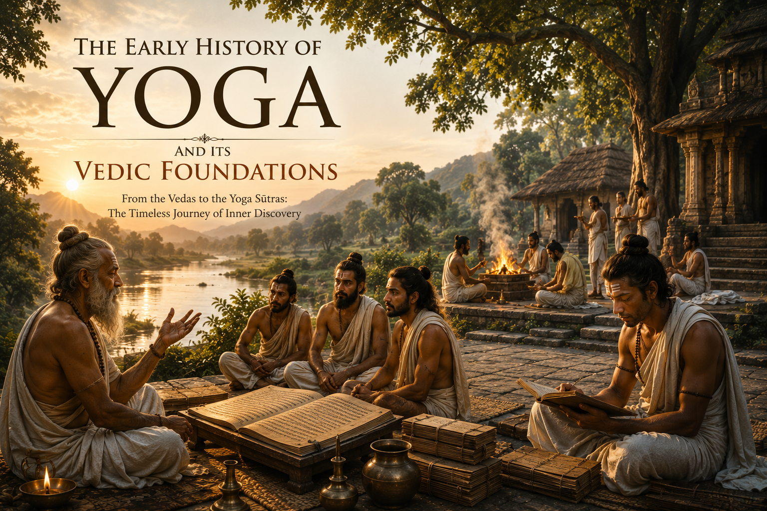 Yoga blog preview image for The Early History of Yoga and Its Vedic Foundations