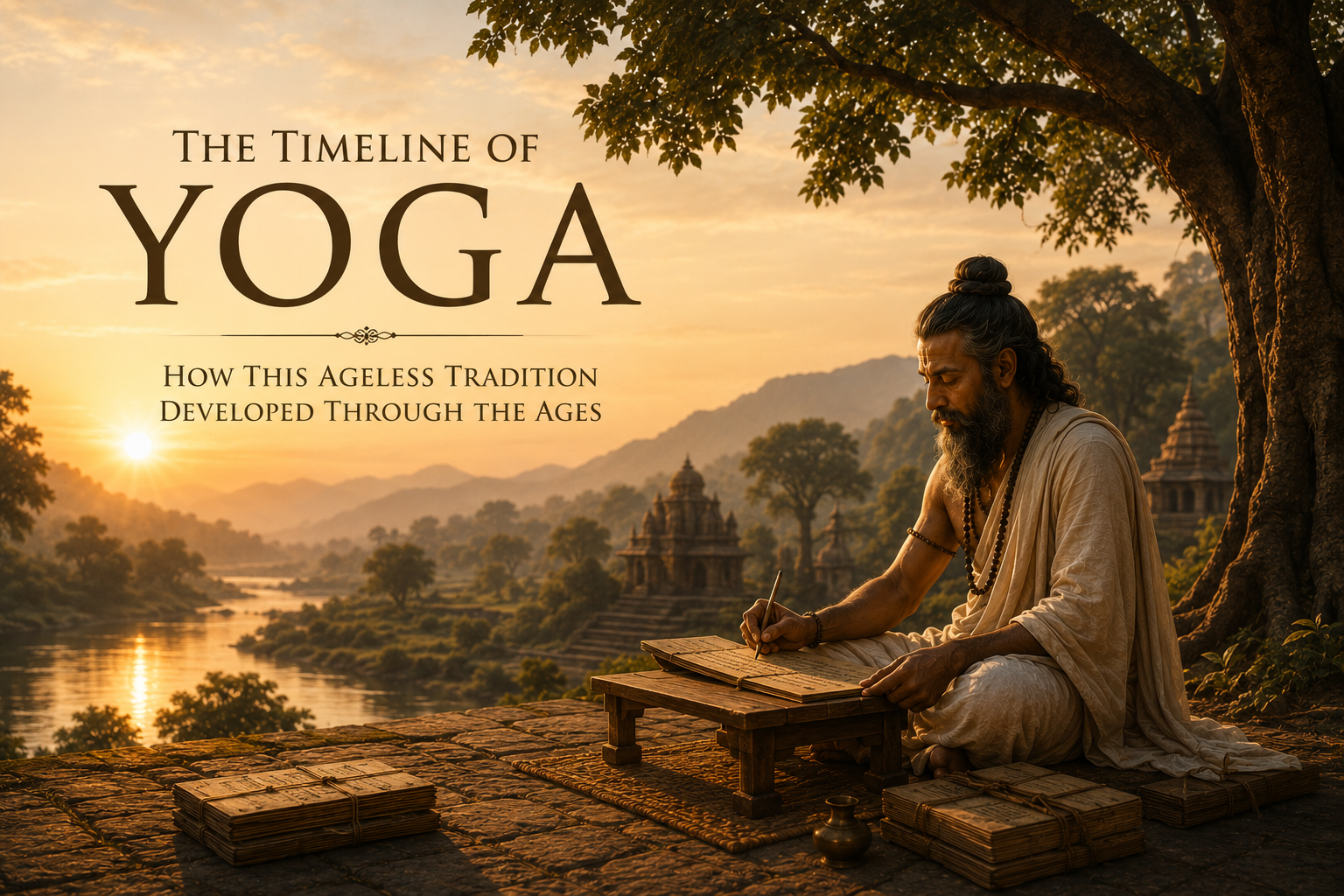 Yoga blog preview image for The Timeline of Yoga: How This Ageless Tradition Developed Through the Ages