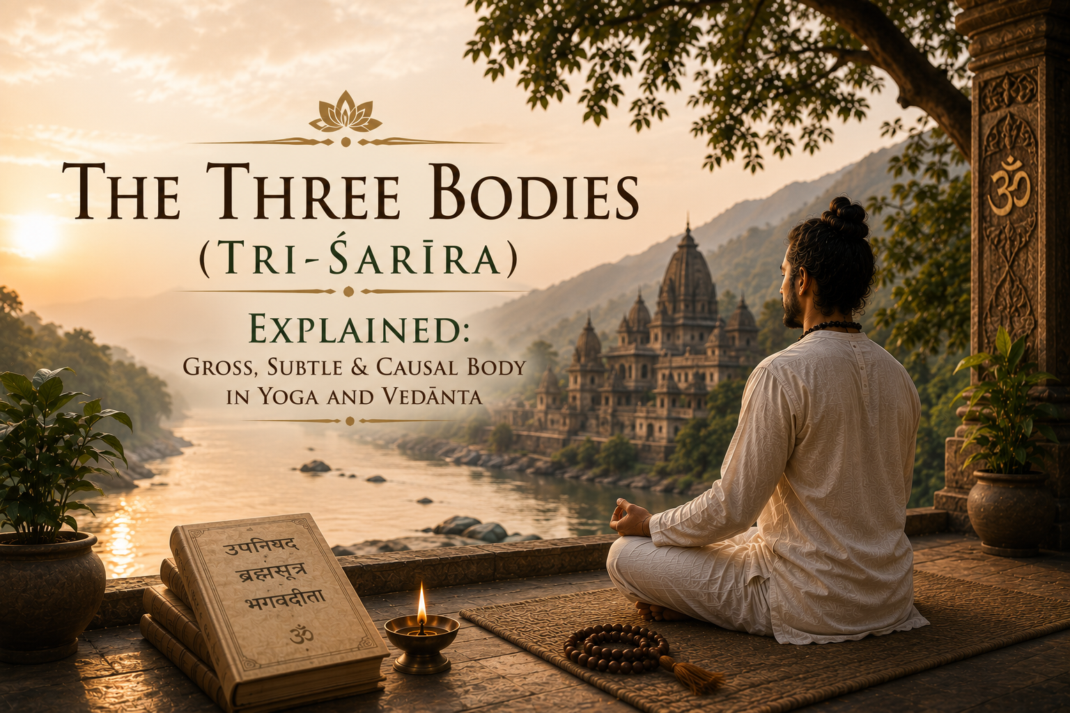 Yoga blog preview image for The Three Bodies (Tri-Śarīra) Explained: Gross, Subtle & Causal Body in Yoga and Vedānta