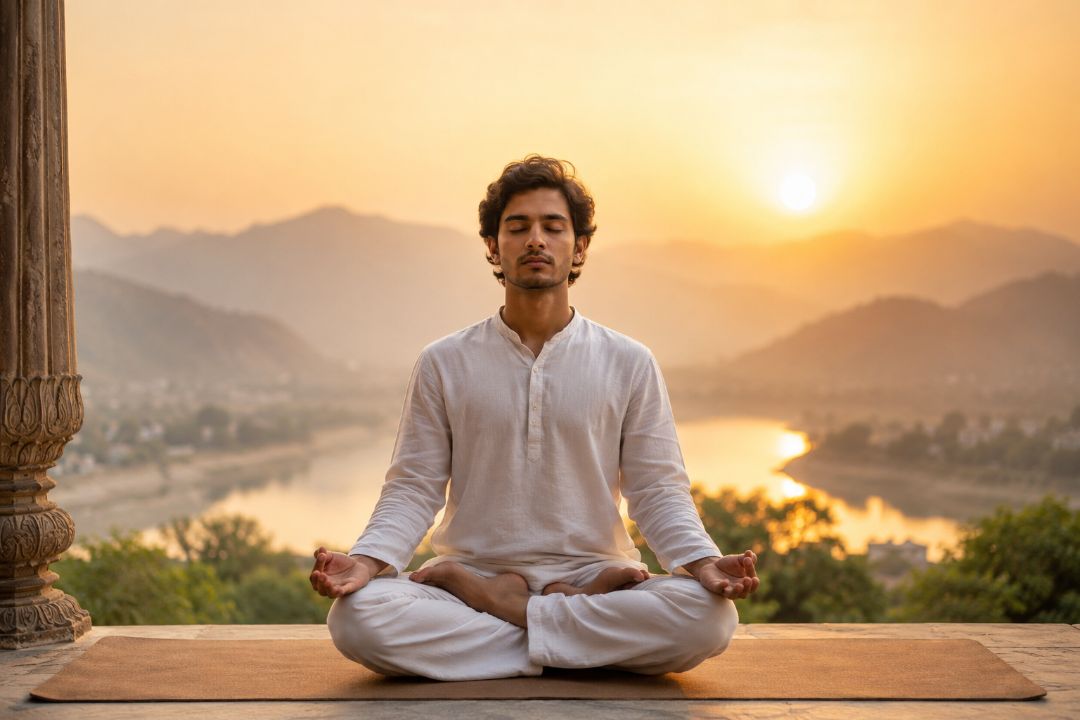 Yoga blog preview image for Sahita Kumbhaka (Conditioned / Supported Breath Retention): Complete Anatomy, Bandha Integration & Evidence-Based Guide