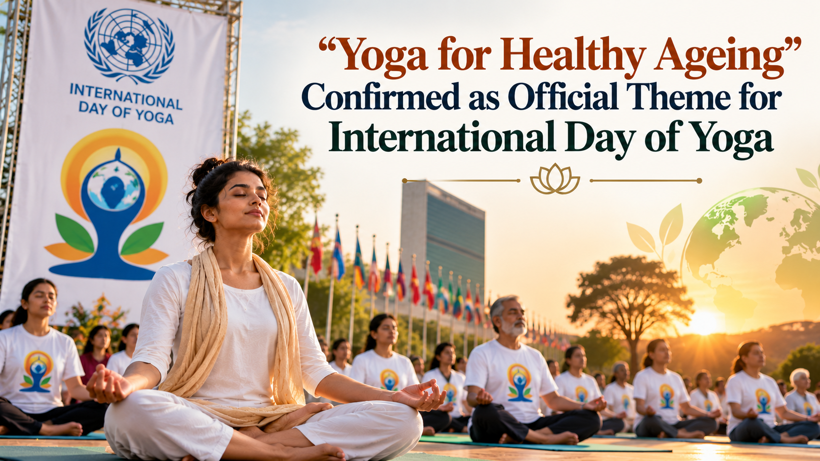 Yoga blog preview image for Yoga for Healthy Ageing Confirmed as Theme for International Day of Yoga